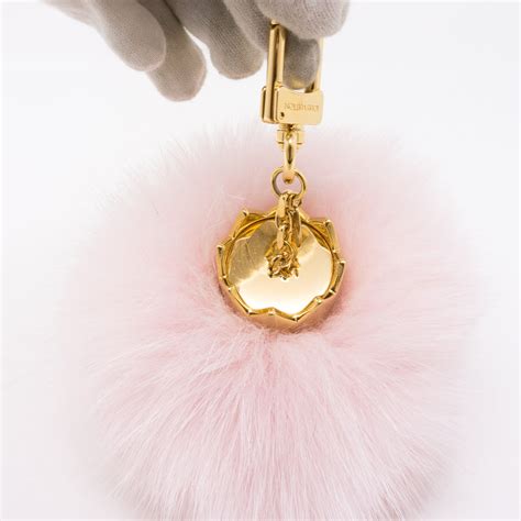 Louis Vuitton Fur Fuzzy Bubble Bag Charm 